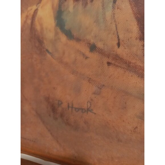 Jesus Painting Richard Hook Framed Numbered Print1969 CPH 38-1572 printed in USA - Picture 2 of 9